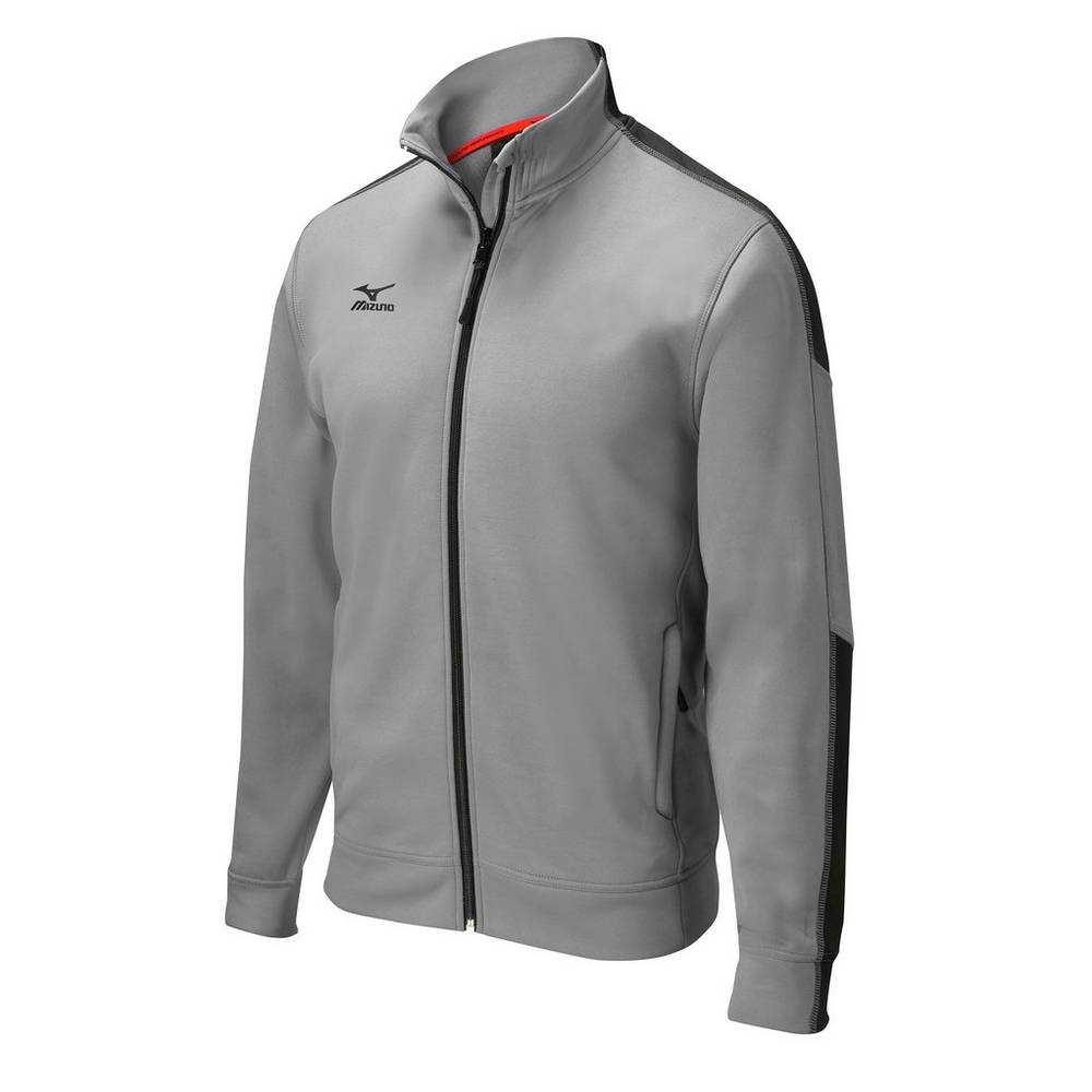 Panske Bundy Mizuno Elite Thermal Siva/Čierne Vypredaj ZIDK95481